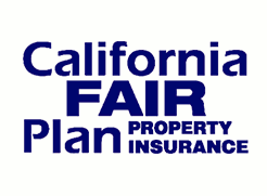 California FAIR Plan Property Insurance being crossed out.